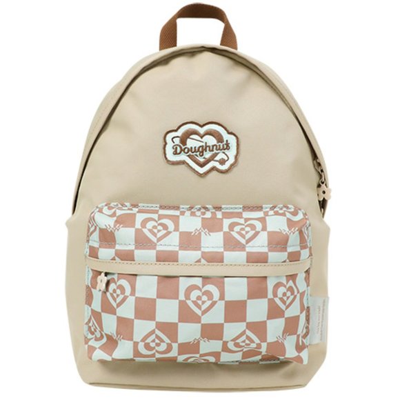 Kaleido Series Plus One Mini Backpack in Mushroom Checked main image 4